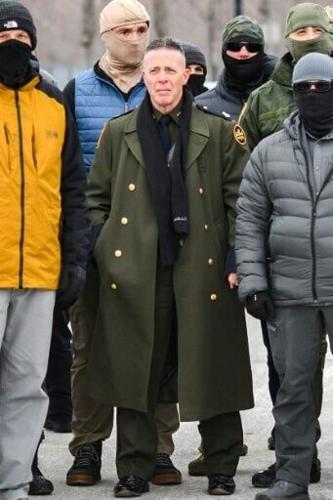 While many federal agents in Minneapolis have worn civilian garb and masks in their raids, US Customs and Border Protection chief Gregory Bovino's outfit drew comparisons a different era