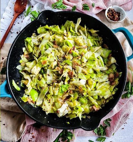 Cabbage with bacon from Alabama Living