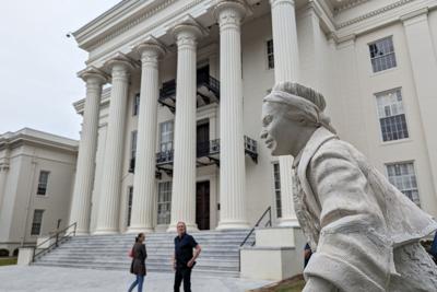 Rosa Parks statue at Capitol from Alabama Reflector