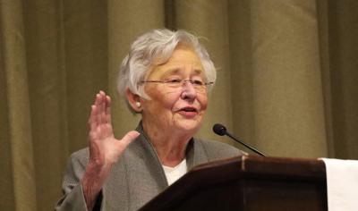 Kay Ivey at podium by ADN