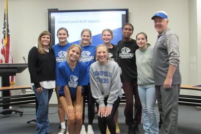 Demopolis Middle School volleyball team