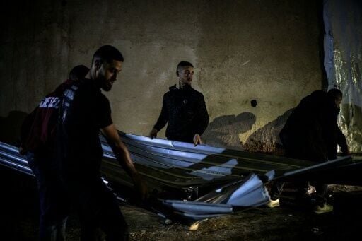 People helped to clear the site afterwards