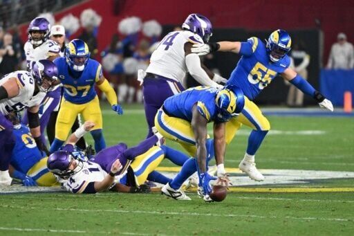 Rams dominate Vikings in NFL playoff game moved because of LA fires
