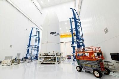 Amazon satellite launch scrubbed due to weather