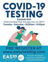 COVID testing to be held at Eastdale Mall in Montgomery