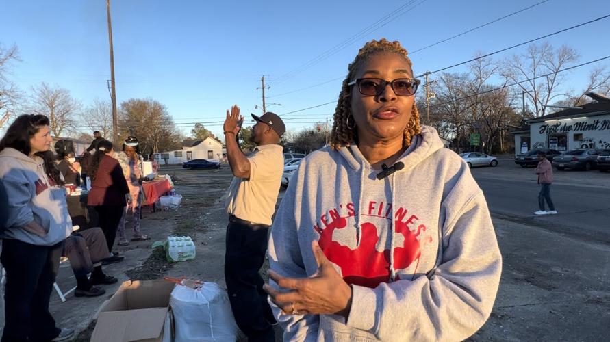 Grateful, unharmed volunteers show the love to less fortunate after tornado