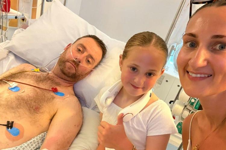 Dad’s toothache turns into deadly infection leaving him fighting for his life