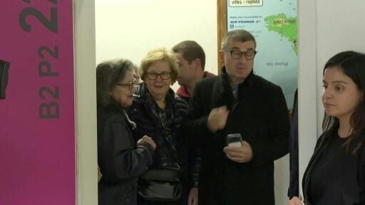 Socialist candidate in Portuguese presidential election votes