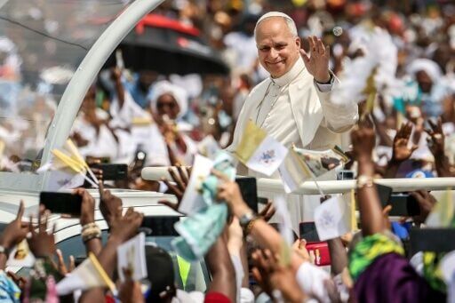 The pope urged Cameroonians to be 'protagonists of the future'