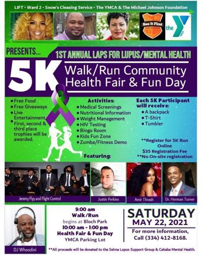 First Annual Laps For Lupus, Mental Health takes place this Saturday