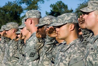 Soldiers Saluting
