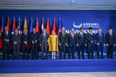 Foreign ministers from the 11-member Association of Southeast Asian Nations during a retreat in Cebu City on January 29, 2026