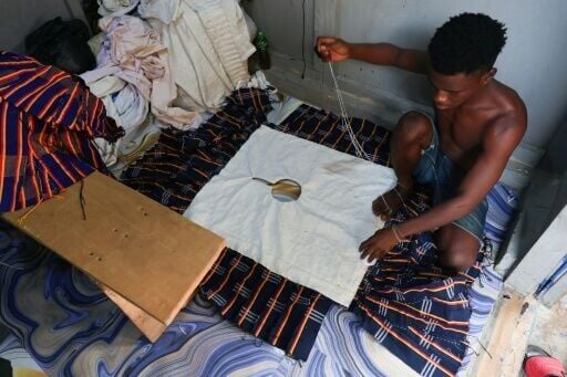 Weaving fugus provides livelihoods for many families and each garment can take days to complete