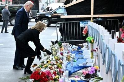 Bidens honor terror attack victims in New Orleans