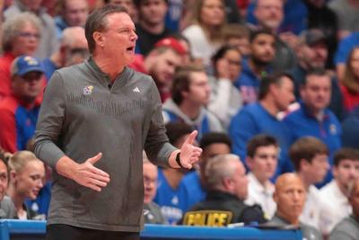 No. 1 Kansas fights off UNC Wilmington for Bill Self's 800th win