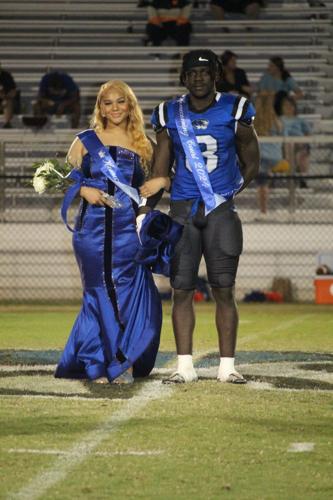 Olivia Tripp was escorted by Keishawn Rowser