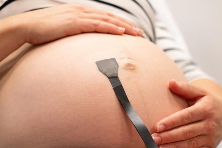 Wearable “baby bump” monitor can provide constant care in high-risk pregnancies