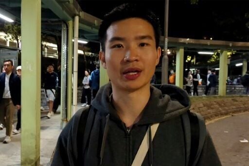 Student Miles Chan urged Hong Kong people to demand accountability after an inferno in a residential tower block killed at least 128 people