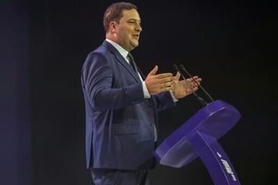 Geordin Hill-Lewis was elected head of the centre-right DA at the weekend