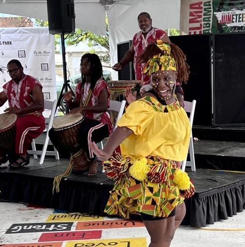 Selma celebrates Juneteenth at Foot Soldiers Park on Monday