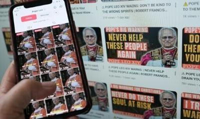 AI-generated Pope sermons flood YouTube, TikTok