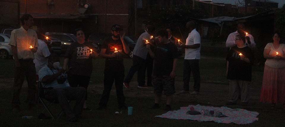 Dozens gather for candlelight vigil held for fallen officer, others lost to violence in Selma, photo gallery