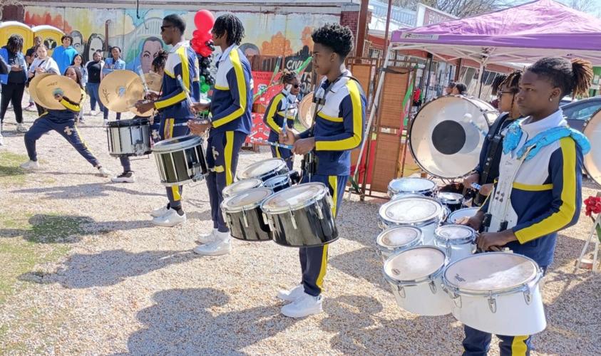 Band plays at Children's Sojourn/Youth Freedom March