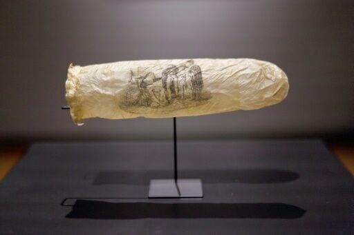 Dutch museum rolls out 200-year-old condom