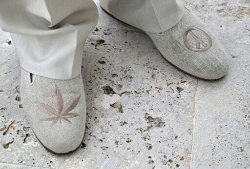 Juan Manuel Santos' shoes celebrate both peace and nature