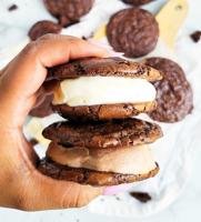 Recipe: Decadent Brownie Cookie Ice Cream Sandwiches