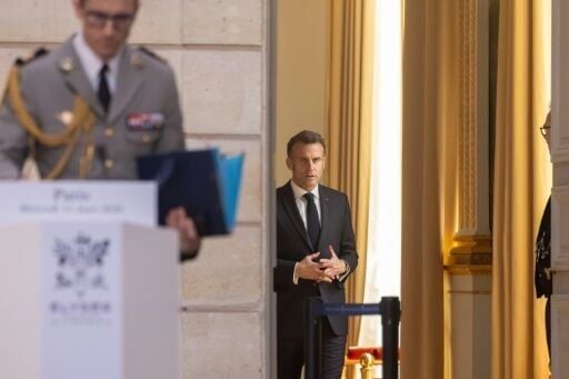 French President Emmanuel Macron was set to chair a video meeting of G7 leaders