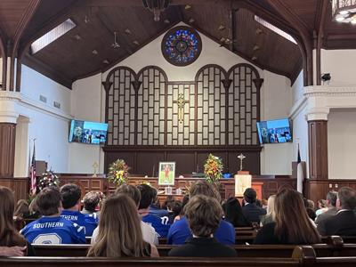 Caden Tellier funeral at Cornerstone