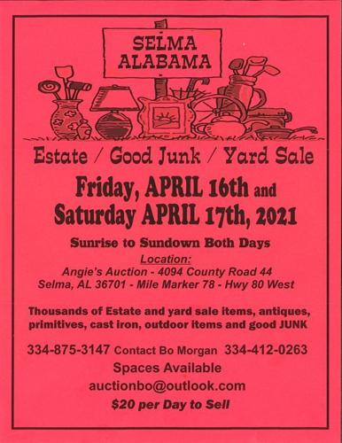 2021 Historic Hwy 80 Sale slated for April 16, 17