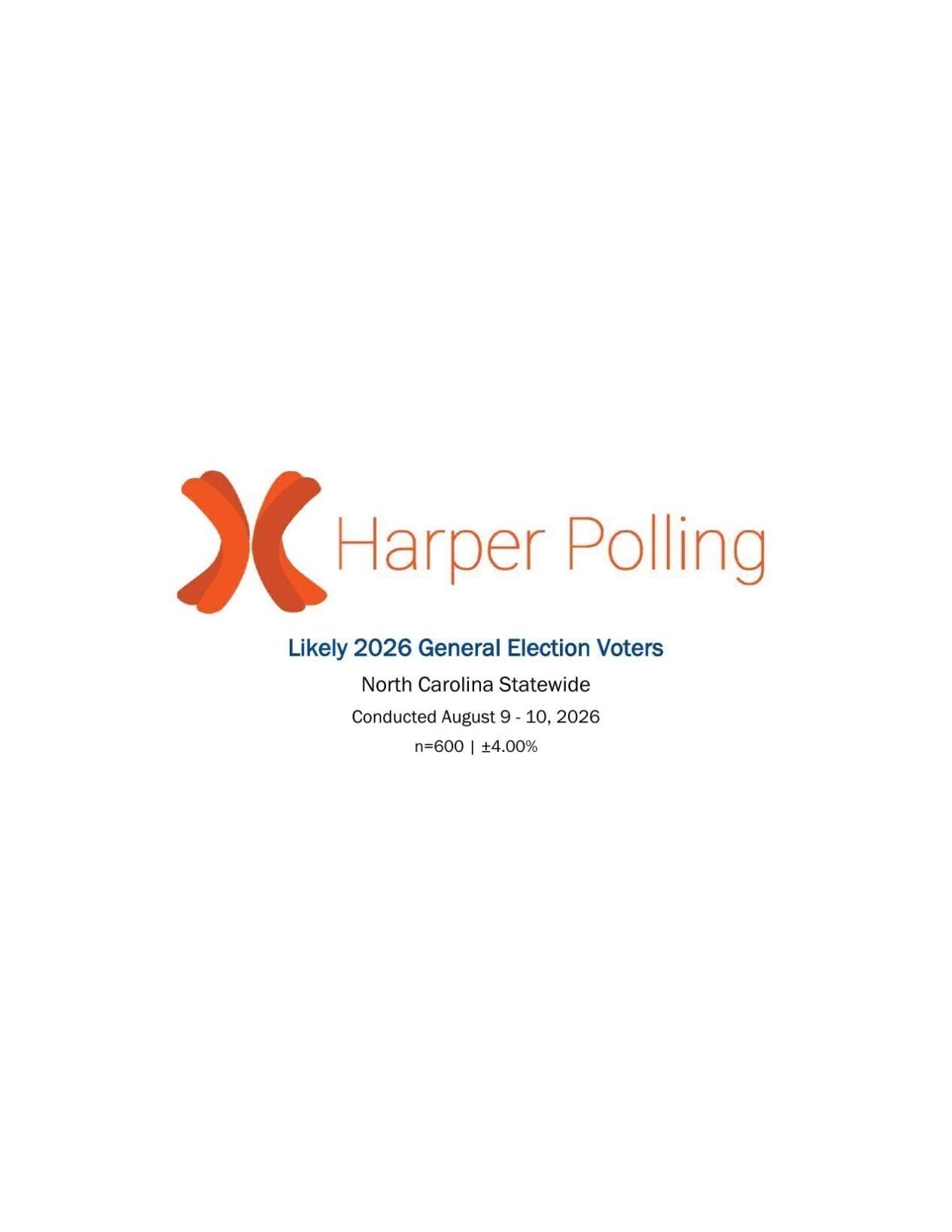 FNF - NC - Poll Carolina Journal August