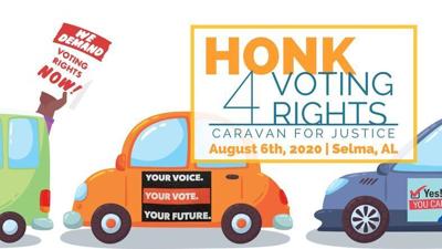 ‘Honk 4 Voting Rights Caravan’ takes place on Aug. 6