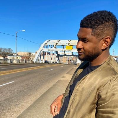 R&B star Usher visits Selma to celebrate MLK Day