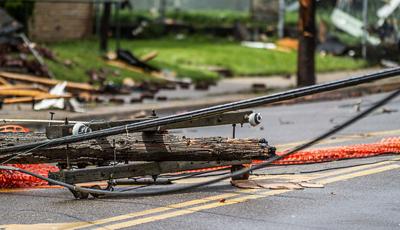 Downed power line