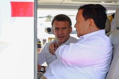 Macron decorates Indonesia leader, announces cultural partnership