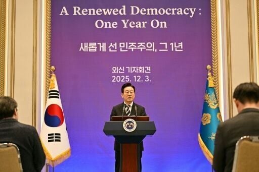 South Korea's President Lee Jae Myung touted the benefits of 'K-democracy' in removing Yoon from office but admitted the country was deeply polarised
