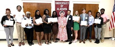 Dallas Wilcox Bama Club awards scholarships to 14 area rising UA freshmen