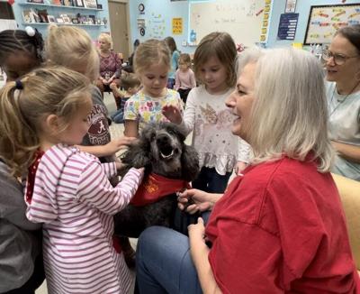 Canines 4 Christ brings pet therapy to tornado weary students