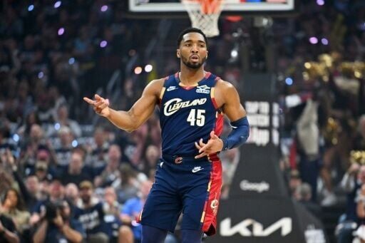 Cleveland's Donovan Mitchell powered the Cavaliers in a game-one victory over the Toronto Raptors in the first round of the NBA playoffs