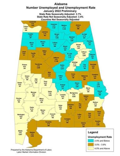 Perry County among state’s highest unemployment rates in January