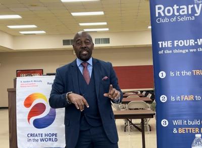 Robert Turner at Rotary Club