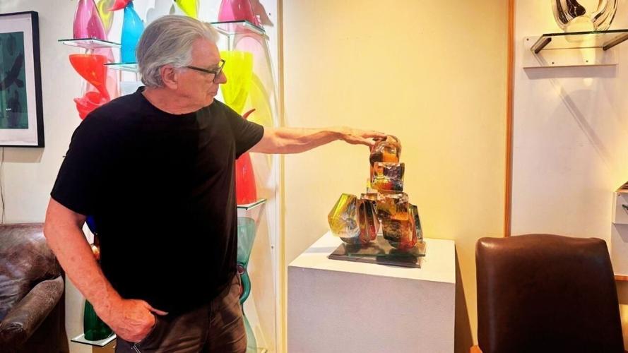 Richard Royal in his studio