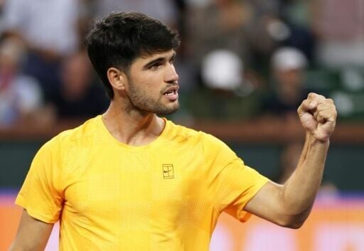 World number one Carlos Alcaraz is through to the semi-finals at Indian Wells after a win over Britain's Cameron Norrie