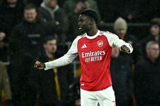 Arsenal's Bukayo Saka