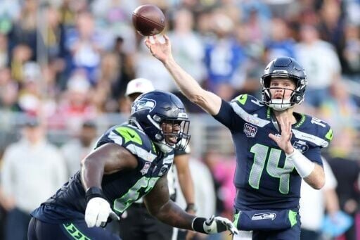 Sam Darnold threw a vital touchdown pass to A.J. Barner at the Super Bowl