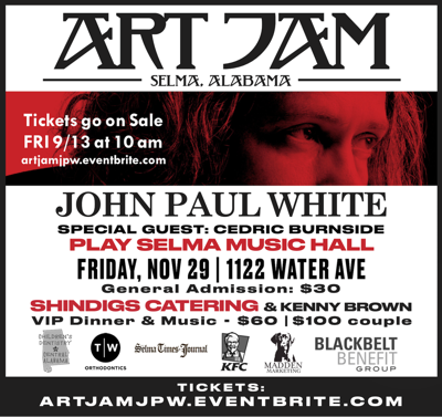 John Paul White to perform at Play Selma in November