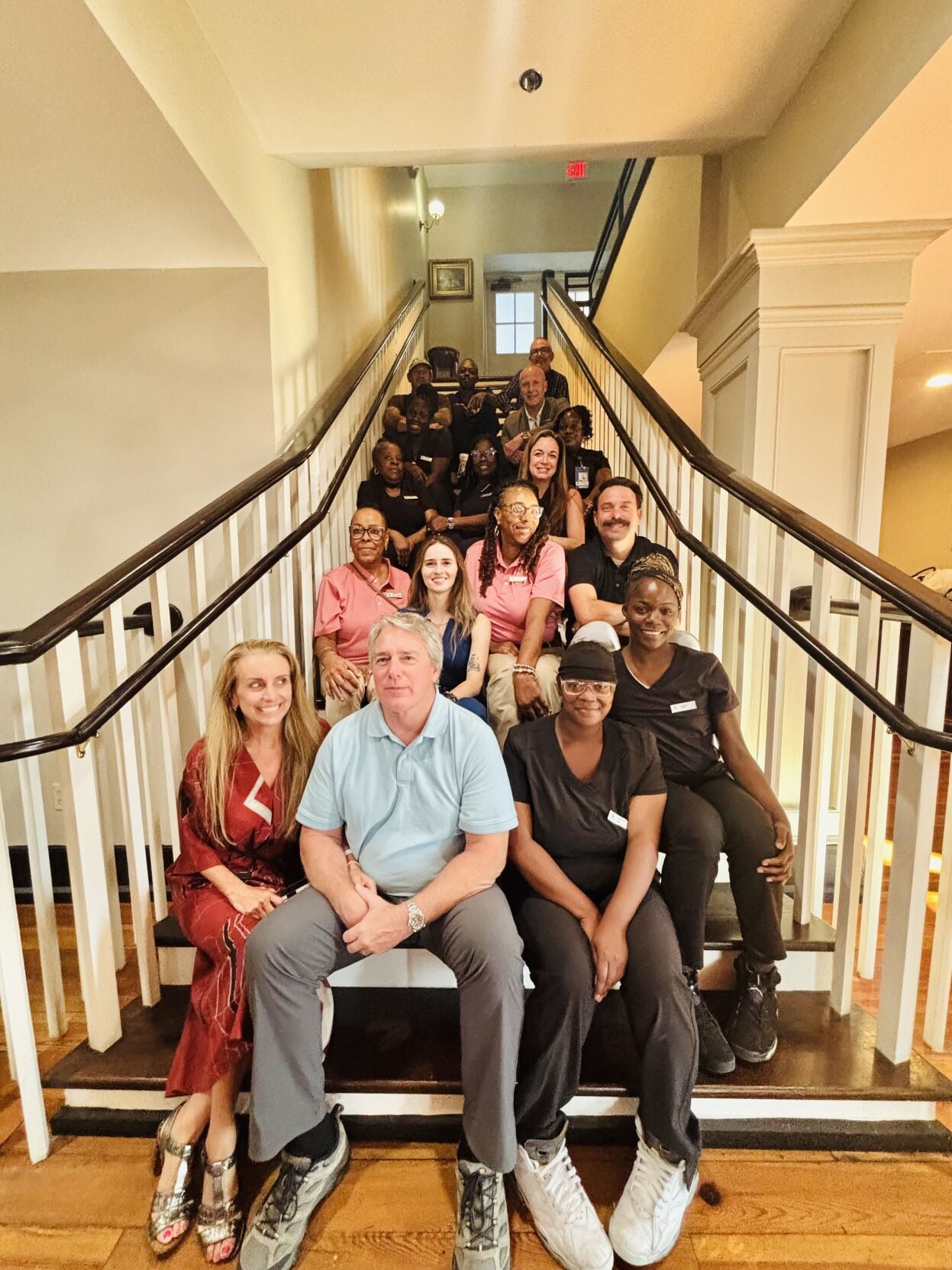 St James reopening crew